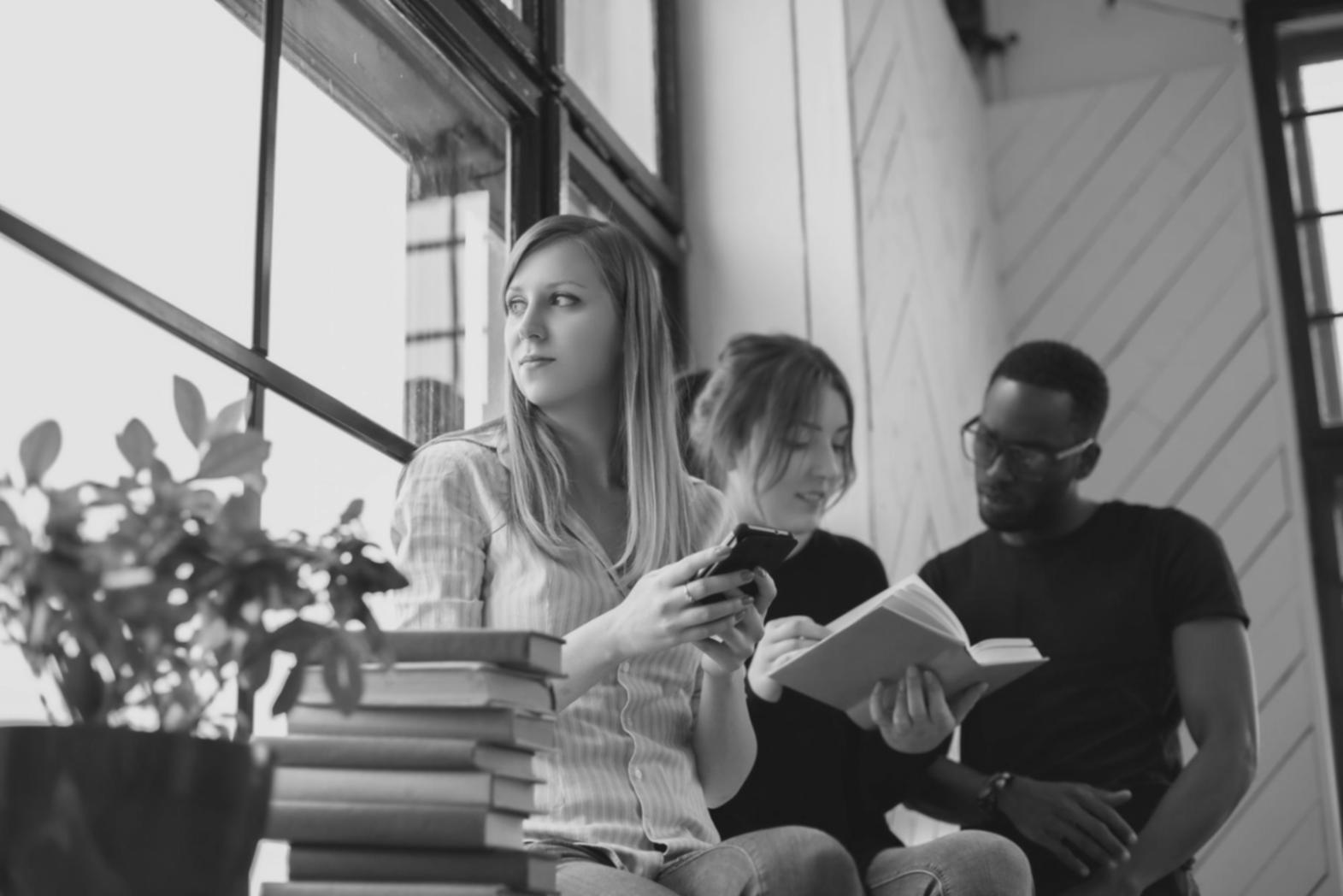 Educational content review and testing session